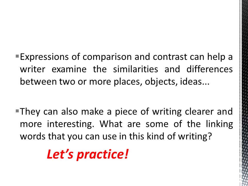 write compare and contrast essay between two cities
